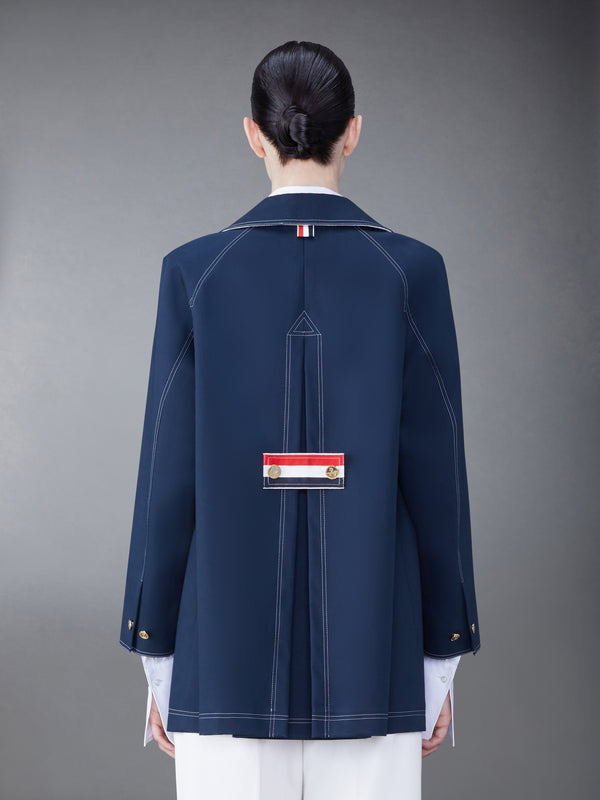 MACKINTOSH CROPPED BOX PLEAT CAR COAT - image 2