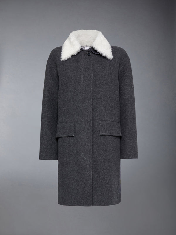 DOUBLE FACE MELTON SOLID DETACHABLE SHEARING COLLAR BAL COLLAR - featured image