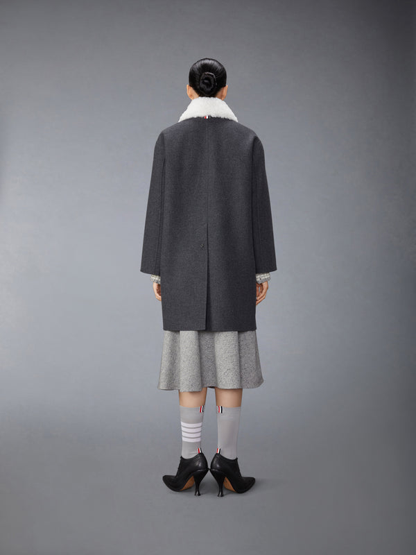 DOUBLE FACE MELTON SOLID DETACHABLE SHEARING COLLAR BAL COLLAR - image 4