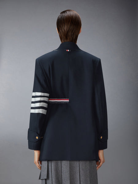 MELTON 4-BAR PEACOAT NAVY