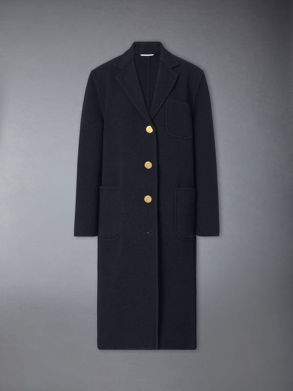 WOOL UNCONSTRUCTED BELL SLEEVE OVERCOAT - featured image