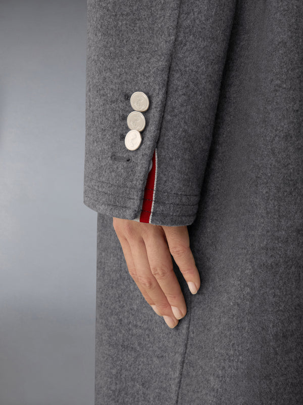 UNCONSTRUCTED BOILED WOOL CHESTERFIELD OVERCOAT - image 7