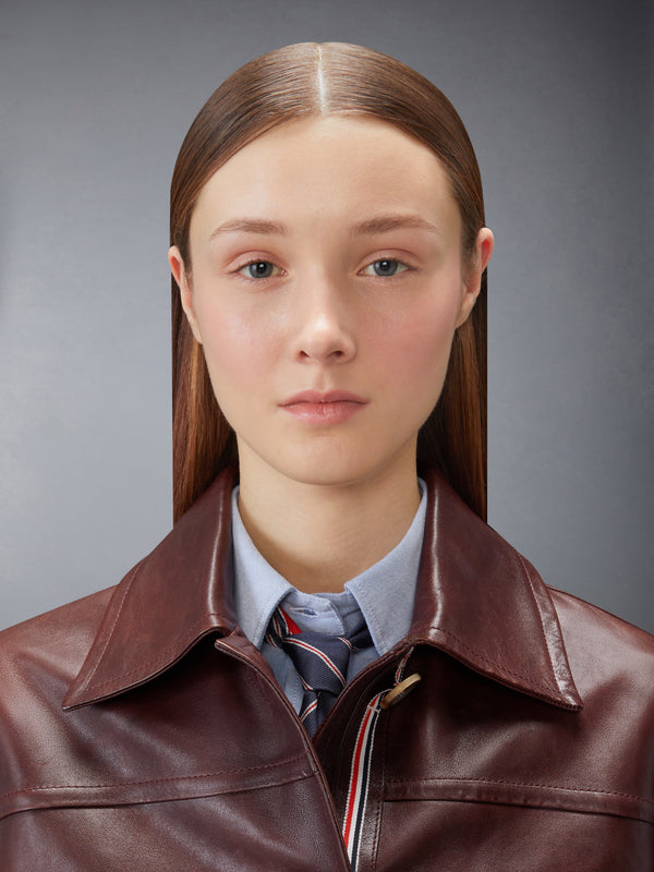 LEATHER DOCKSIDE COAT - image 5
