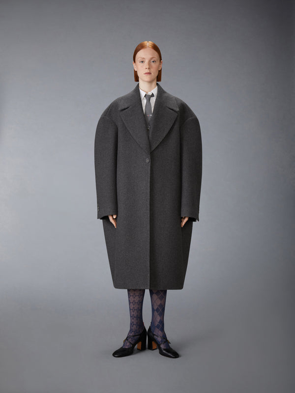 MELTON COCOON COAT - image 1