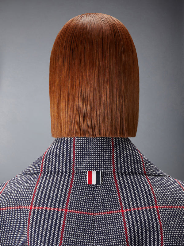 CHECK HUNTING TWEED COCOON COAT - image 6