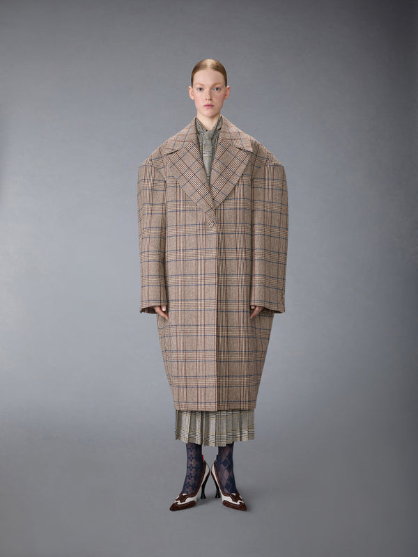 HUNTING TWEED COCOON COAT - image 1