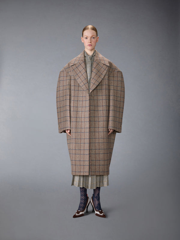 HUNTING TWEED COCOON COAT - image 4