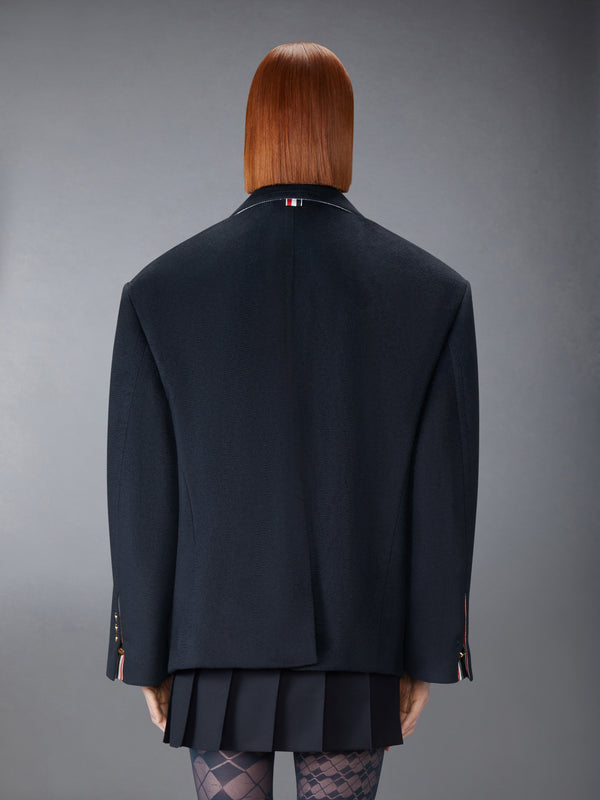 ZIBERLINE FINISH CASHMERE OVERSIZED PEACOAT - image 2