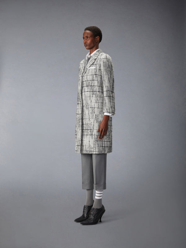 CASHMERE WAFFLE TWEED ELONGATED OVERCOAT - image 2