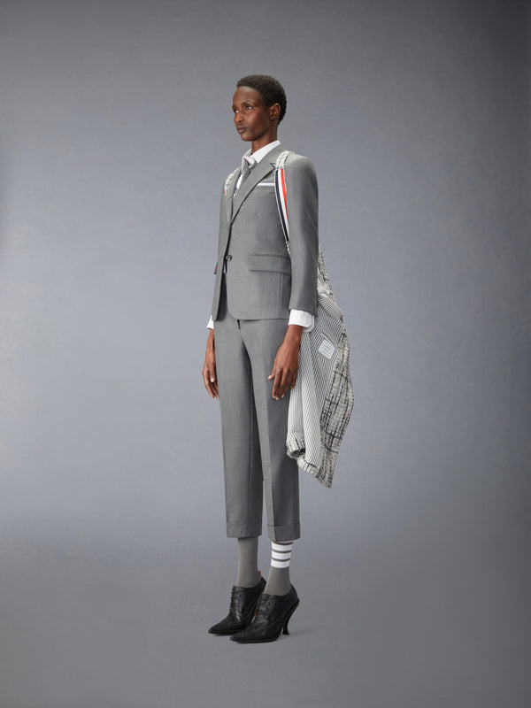 CASHMERE WAFFLE TWEED ELONGATED OVERCOAT - image 3