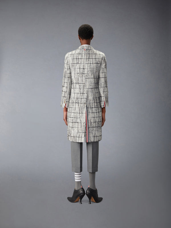 CASHMERE WAFFLE TWEED ELONGATED OVERCOAT - image 4