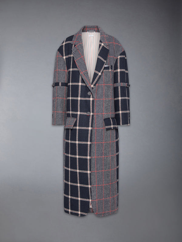 FUNMIX PRINCE OF WALES ARMBAND OVERCOAT - featured image