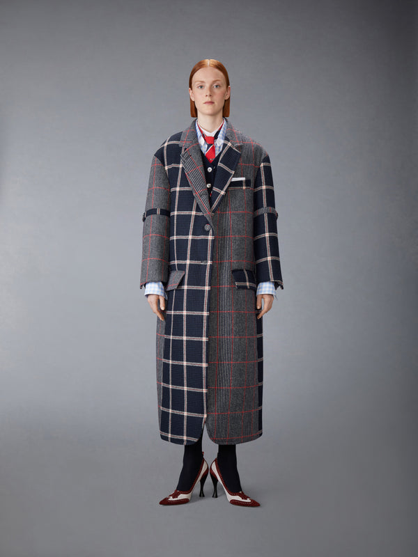 FUNMIX PRINCE OF WALES ARMBAND OVERCOAT - image 1