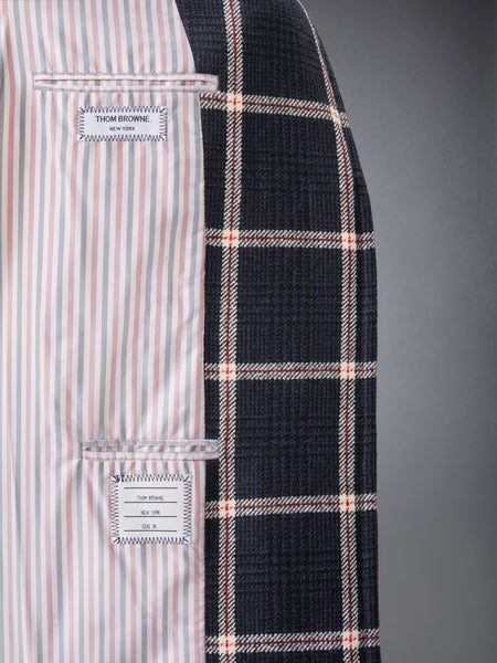 FUNMIX PRINCE OF WALES ARMBAND OVERCOAT NAVY