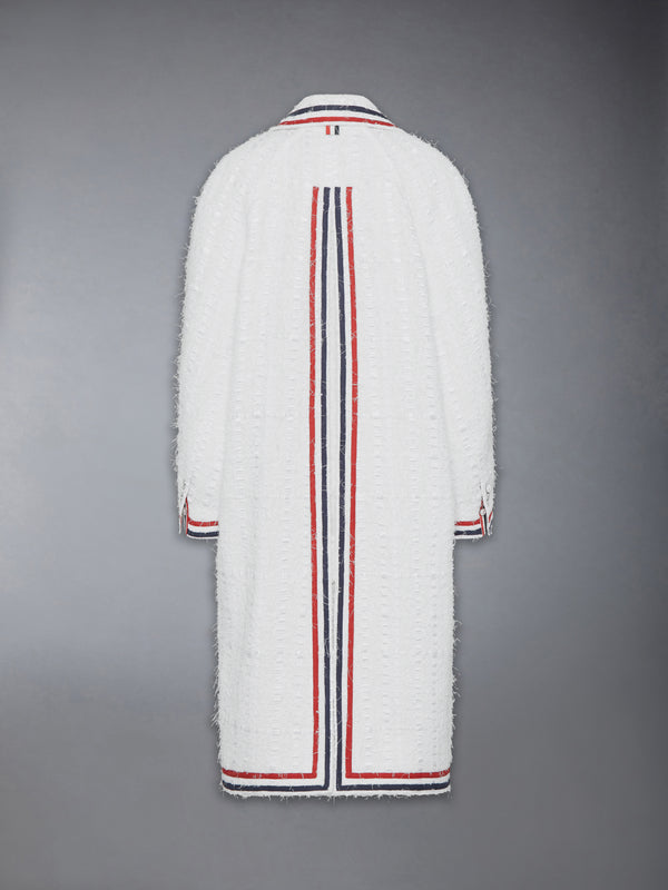 SATIN RIBBON TWEED RAGLAN COAT - image 8