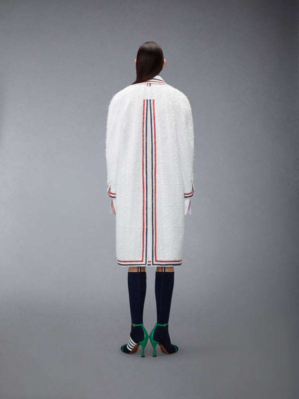 SATIN RIBBON TWEED RAGLAN COAT - image 3