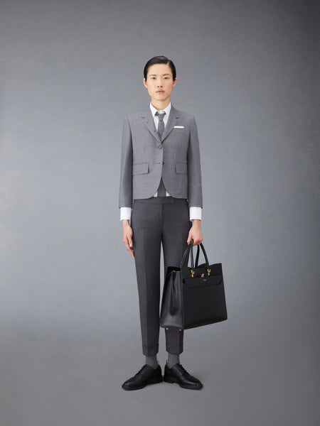 SUPER 120’S TWILL LOW RISE SKINNY TROUSER DARK GREY