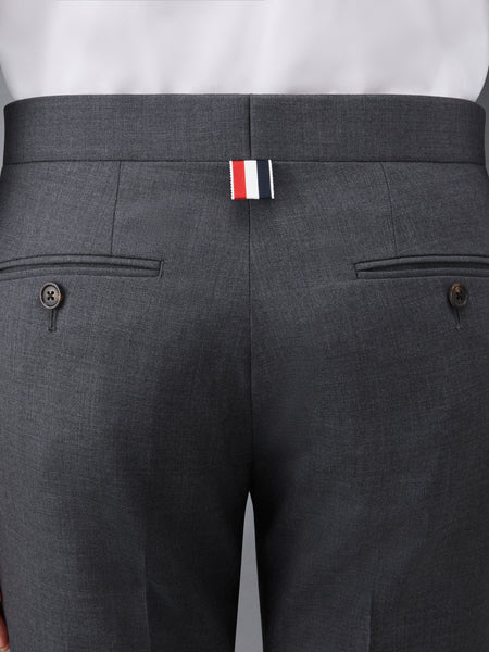 SUPER 120’S TWILL LOW RISE SKINNY TROUSER DARK GREY