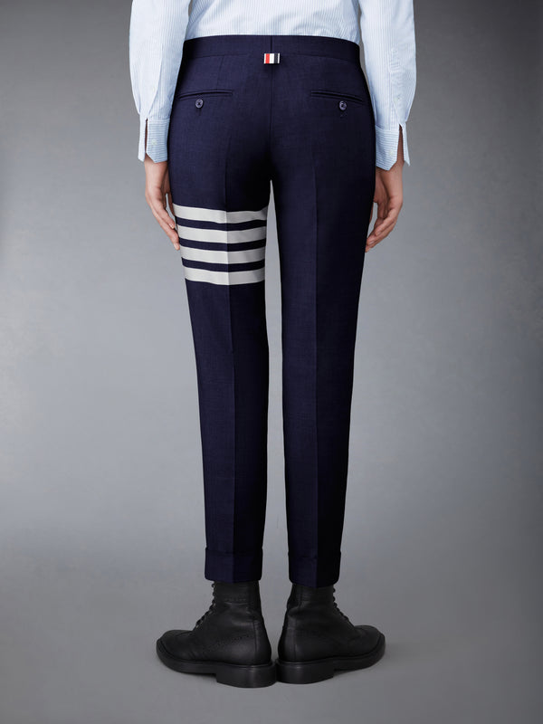 PLAIN WEAVE 4-BAR LOW RISE SKINNY TROUSER - image 2