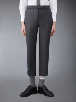 SUPER 120’S TWILL BACKSTRAP TROUSER