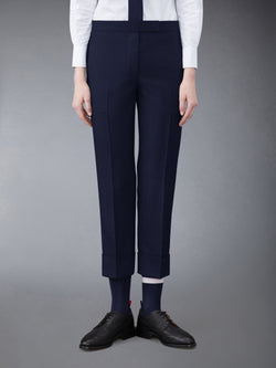 SUPER 120’S TWILL BACKSTRAP TROUSER