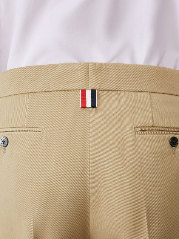 COTTON GABARDINE LOW RISE SLIM TROUSERS - image 4