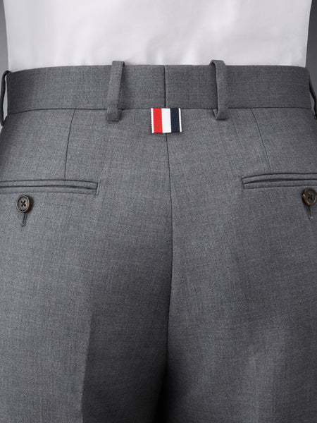 TWILL SACK TROUSERS MED GREY