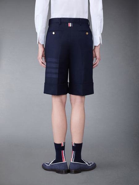 Flannel 4-Bar Sack Short NAVY