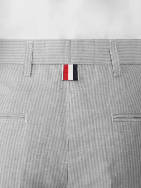 TONAL UNIVERSITY STRIPE SACK SHORTS LT GREY