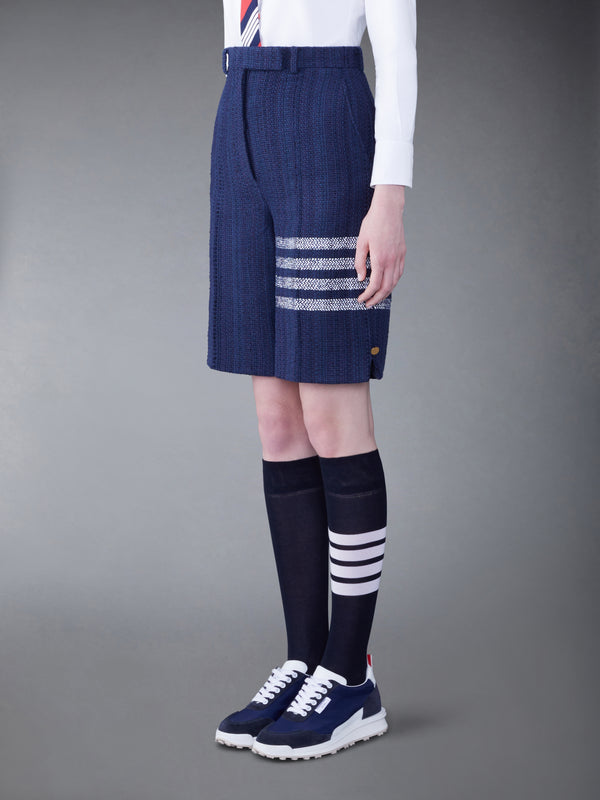 TWEED FRAY 4-BAR HIGH WAIST SHORT - image 2