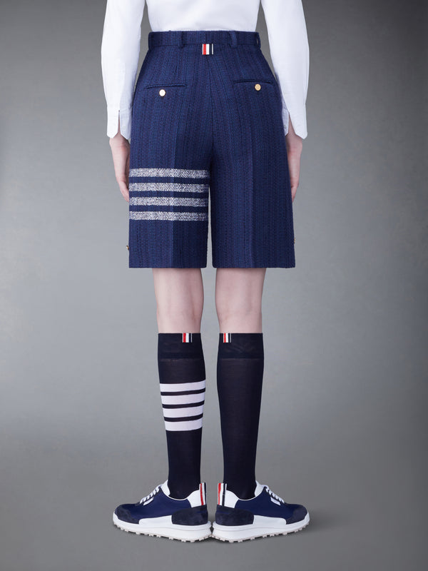 TWEED FRAY 4-BAR HIGH WAIST SHORT - image 3