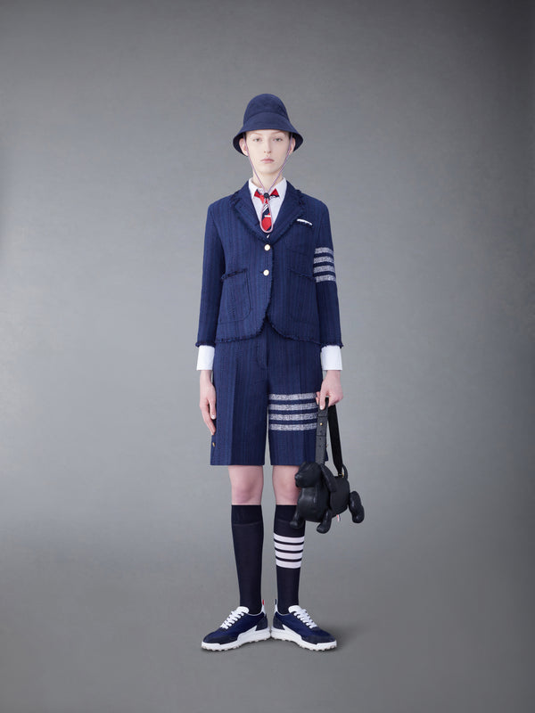 TWEED FRAY 4-BAR HIGH WAIST SHORT - image 4