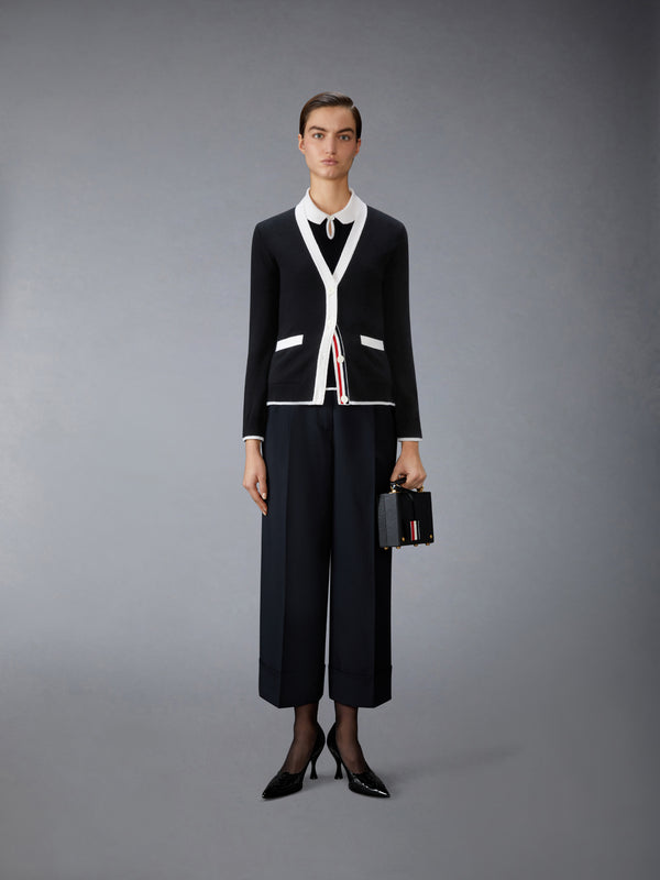 SCHOOL UNIFORM PLAIN WEAVE DOUBLE PLEAT TROUSER - image 3