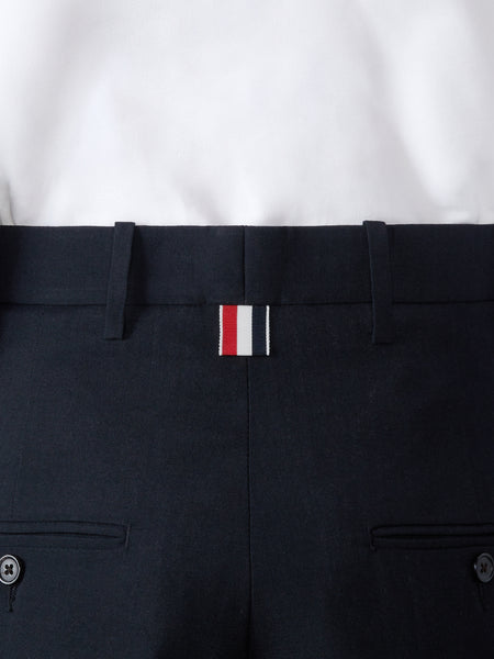 SCHOOL UNIFORM PLAIN WEAVE DOUBLE PLEAT TROUSER BLACK
