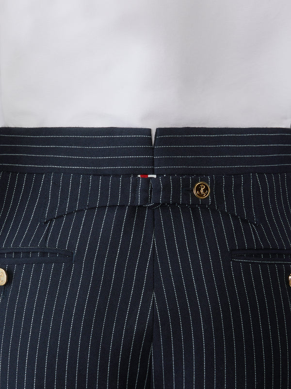 PINSTRIPE HIGH TWIST WOOL TROUSER - image 4