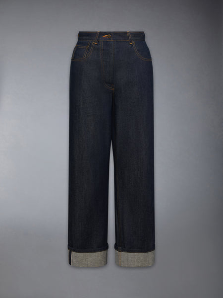 SELVEDGE DENIM 5-POCKET PANT NAVY