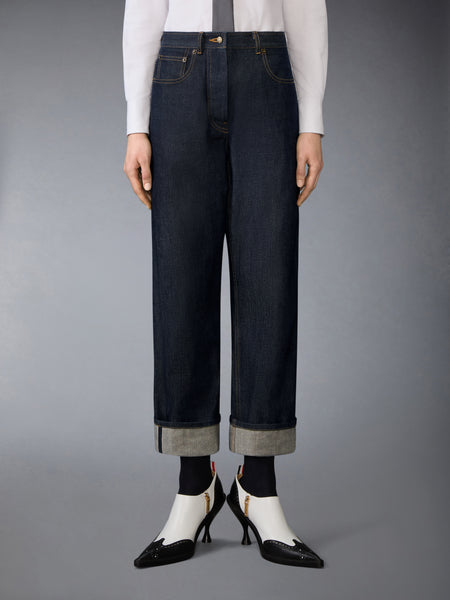 SELVEDGE DENIM 5-POCKET PANT NAVY