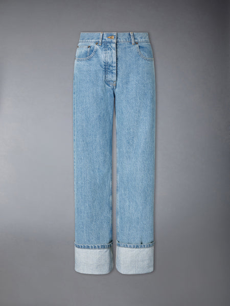 SELVEDGE DENIM JEANS LIGHT BLUE