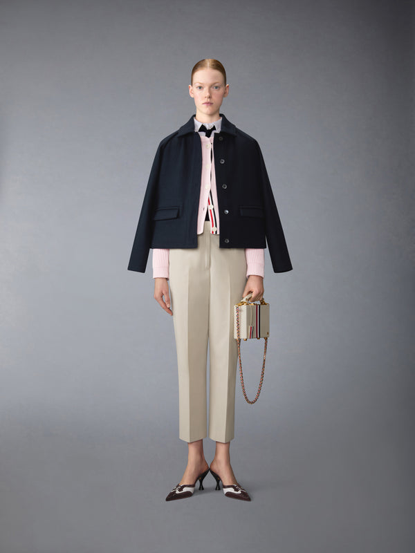 COTTON SUITING BELTLOOP RELAXED TROUSER - image 3