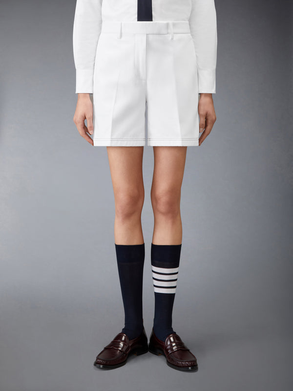COTTON GABARDINE CHINO SHORTS - image 1