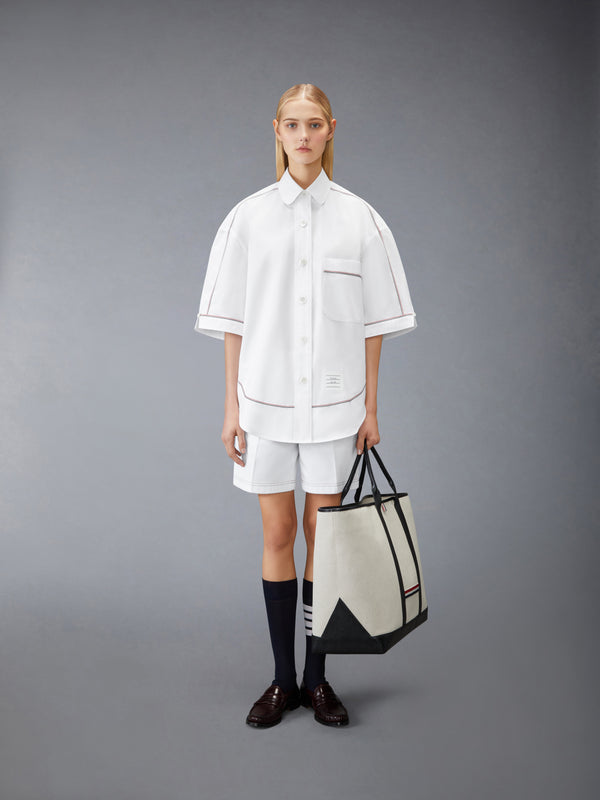 COTTON GABARDINE CHINO SHORTS - image 3