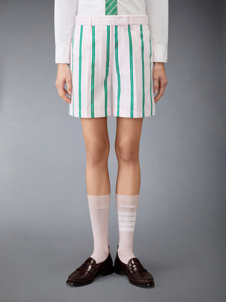 REPP STRIPE POPLIN CHINO SHORTS LT PINK