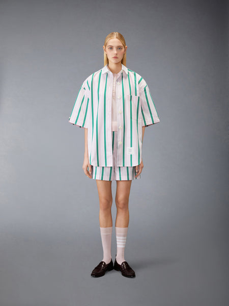 REPP STRIPE POPLIN CHINO SHORTS LT PINK
