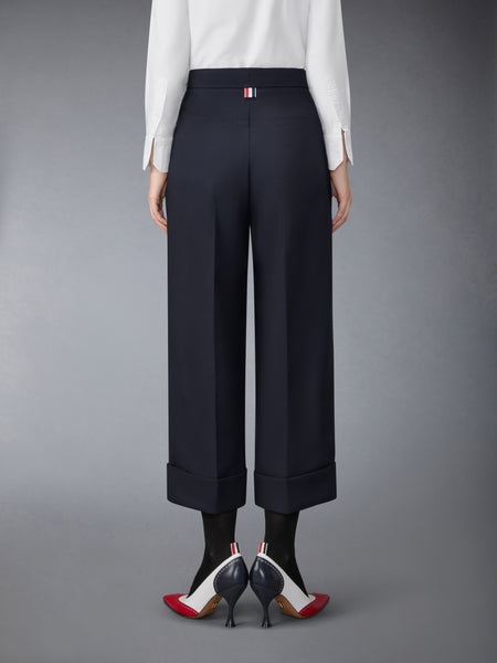 HOPSACK SUITING TROUSER NAVY