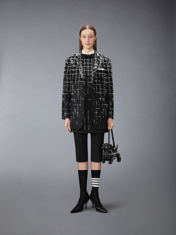 HOPSACK SUITING LOWRISE CROPPED TROUSER - image 4