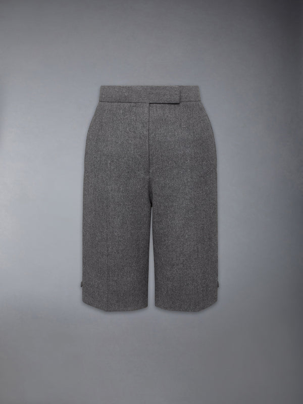 SOLID WOOL FLANNEL BERMUDA SHORT - featured image