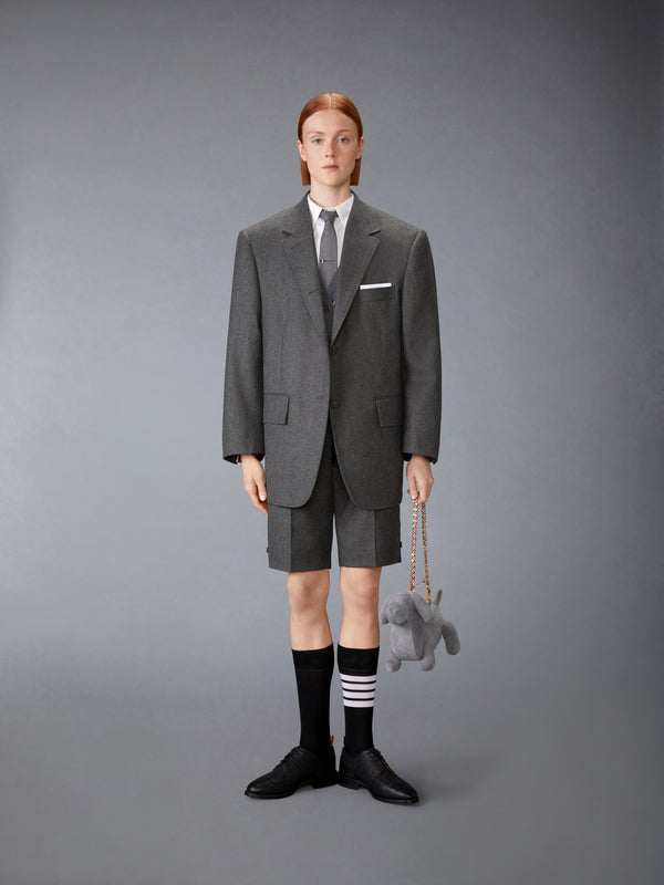 SOLID WOOL FLANNEL BERMUDA SHORT - image 3