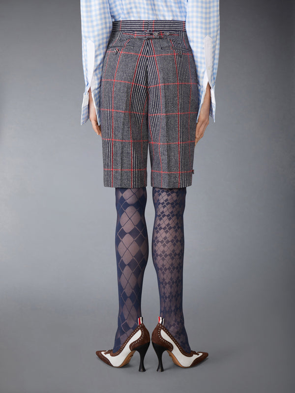 OVERSIZED CHECK HUNTING TWEED BERMUDA SHORT - image 2