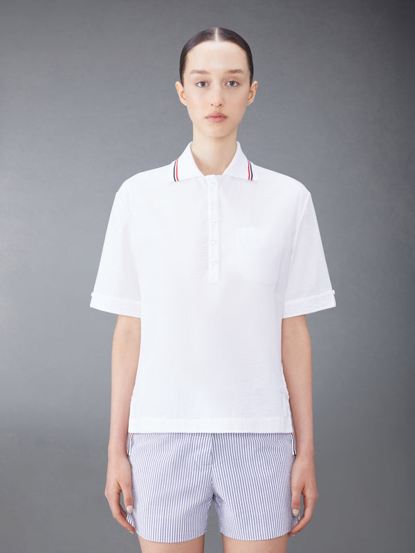 SEERSUCKER POLO SHIRT - featured image