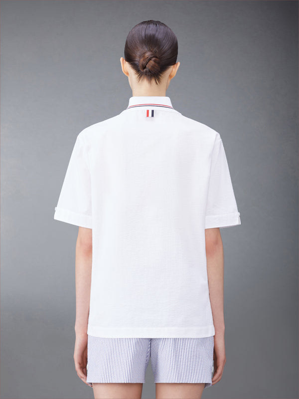 SEERSUCKER POLO SHIRT - image 2